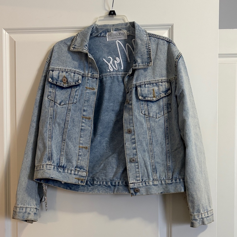 Light Blue Jean Jacket - “Mrs”